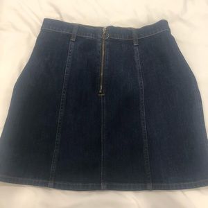 Jcrew Jean Mini Skirt